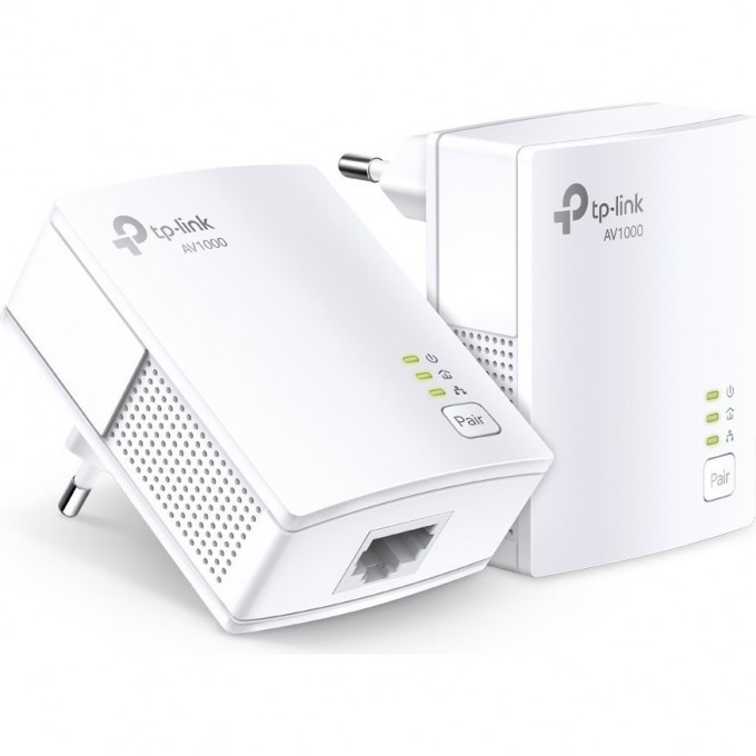 Комплект адаптеров TP-LINK POWERLINE AV1000 гигабитных TL-PA7017 KIT Комплект адаптеров TP-LINK POWERLINE AV1000 гигабитных TL-PA7017 KIT