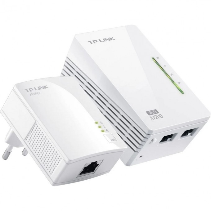 Комплект адаптеров TP-LINK POWERLINE AV200 300 Мбит/с TL-WPA2220KIT Комплект адаптеров TP-LINK POWERLINE AV200 300 Мбит/с TL-WPA2220KIT