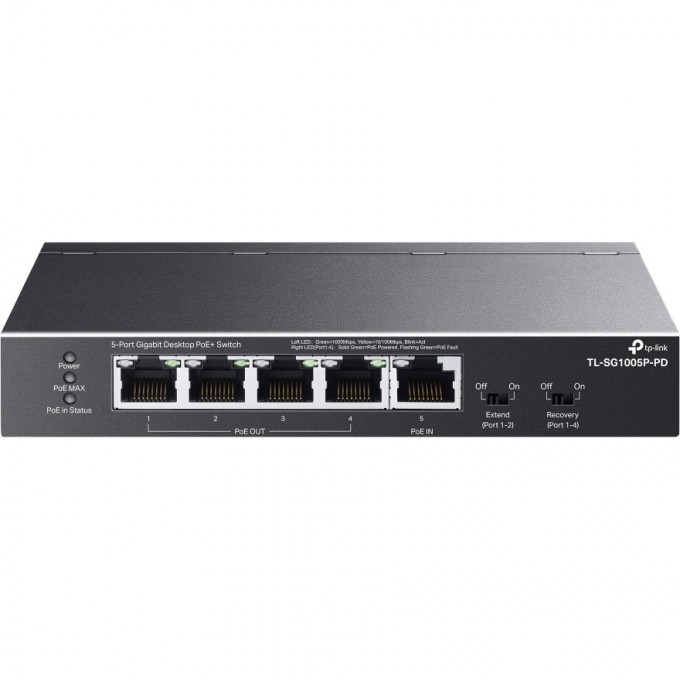 Настольный коммутатор TP-LINK TL-SG1005P-PD Настольный коммутатор TP-LINK TL-SG1005P-PD
