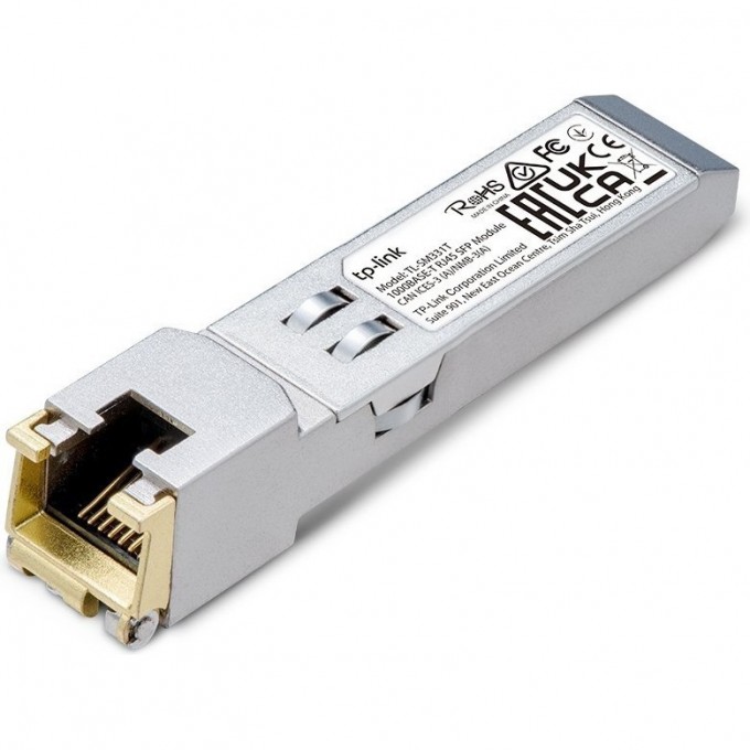 SFP-модуль 1000BASE-T RJ45 TL-SM331T SFP-модуль 1000BASE-T RJ45 TL-SM331T