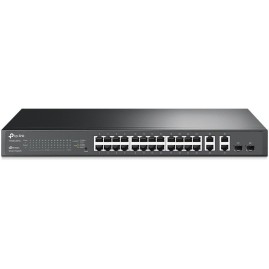 Smart-коммутатор TP-LINK T1500-28TC на 24 порта 10/100 Мбит/с и 4 гигабитных порта Smart-коммутатор TP-LINK T1500-28TC на 24 порта 10/100 Мбит/с и 4 гигабитных порта