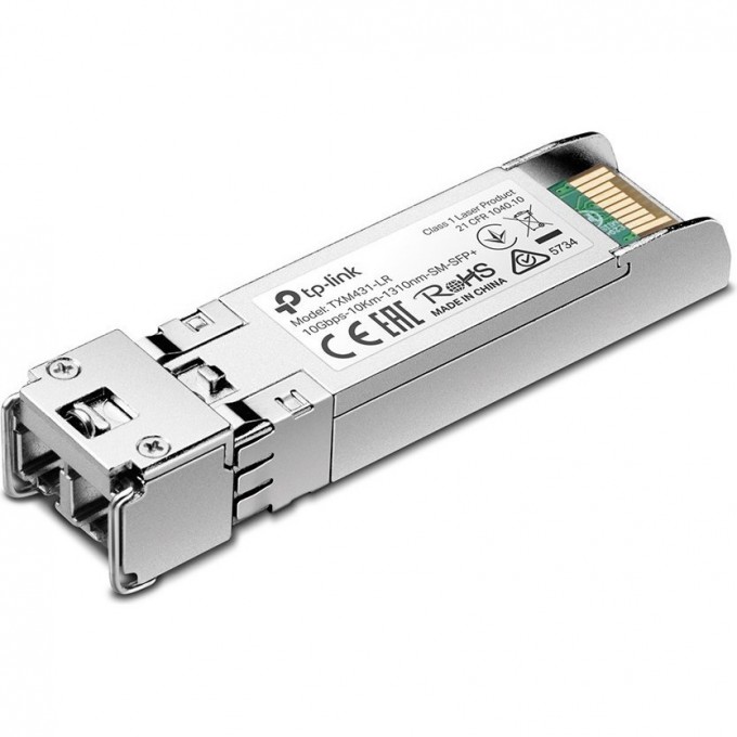 Трансивер TP-LINK 10GBase-LR SFP+ LC TXM431-LR Трансивер TP-LINK 10GBase-LR SFP+ LC TXM431-LR
