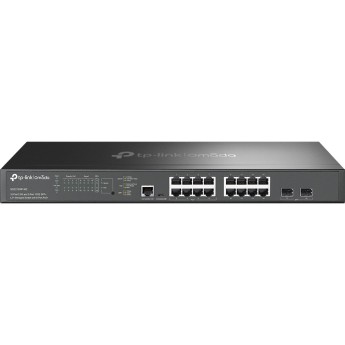 Управляемый коммутатор TP-LINK SG3218XP-M2 Omada уровня 2+ с 16 портами 2,5 Гбит/с (8 портов PoE+) и 2 портами SFP+