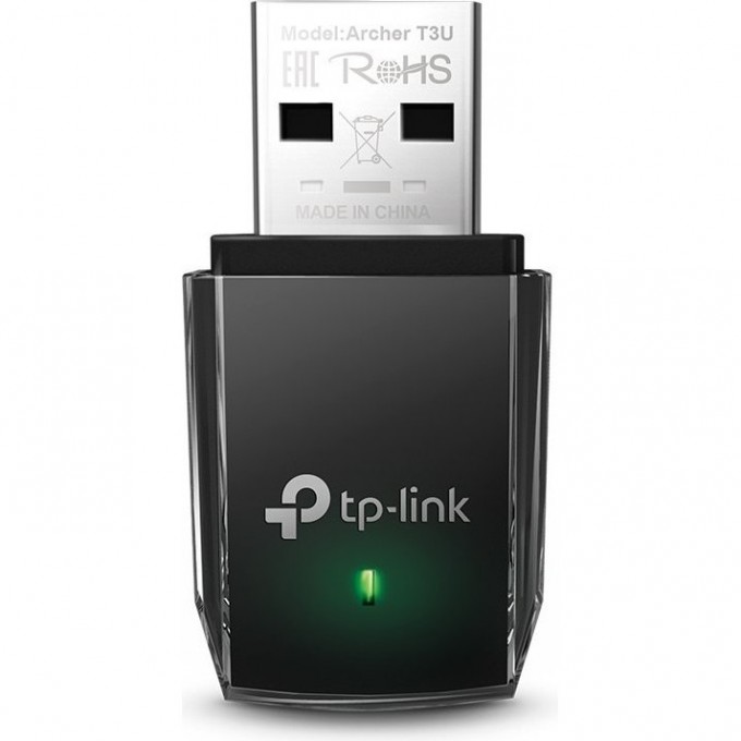 USB-адаптер TP-LINK мини с MU-MIMO Archer T3U USB-адаптер TP-LINK мини с MU-MIMO Archer T3U